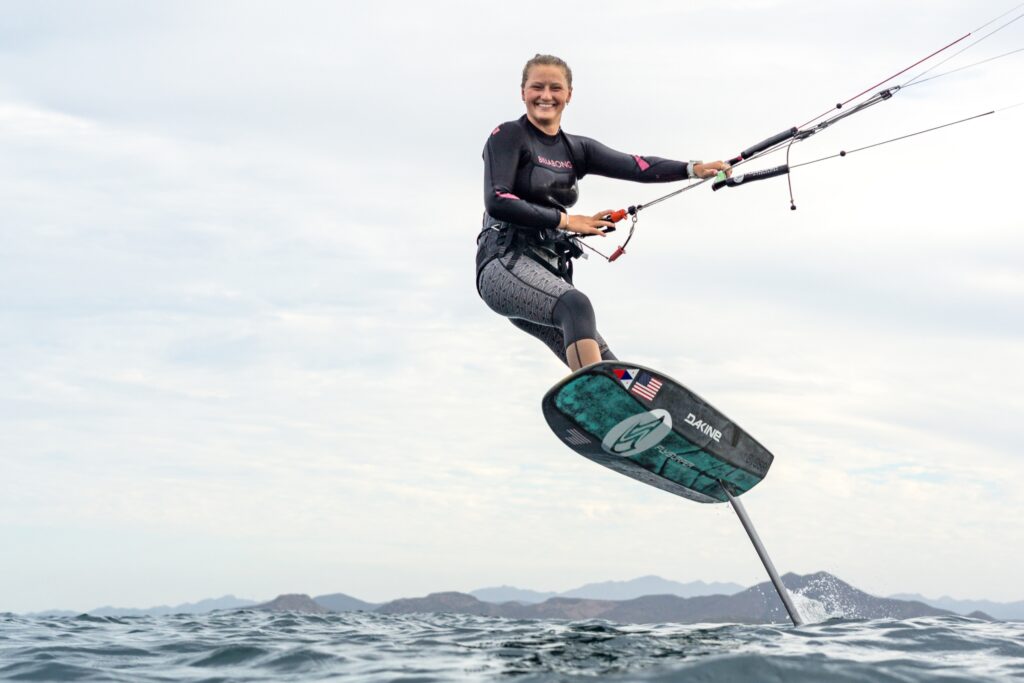 Another great kite girld , considered on the top of kiteboarding