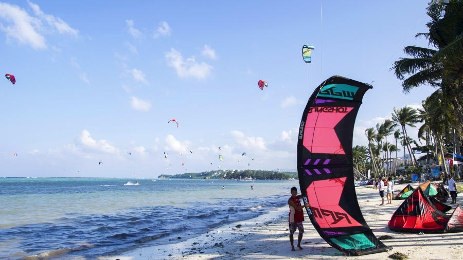 Boracay is a top destination for your next kitesurfing holidays