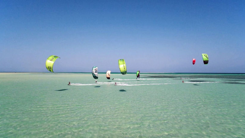 where to kitesurf in october. Hamata among the top spots in october