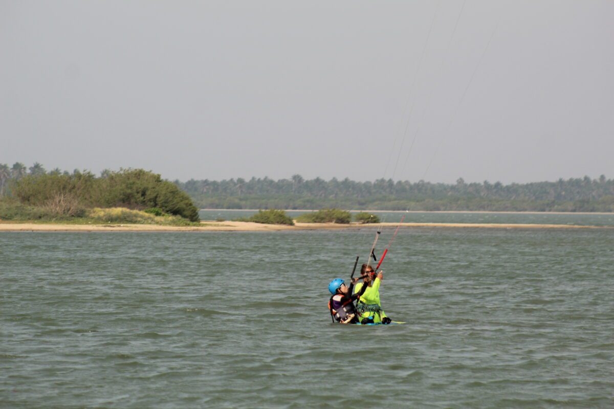Kalpitiya is an excellent place to learn kitesurfing