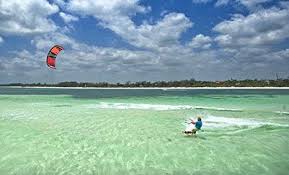 Watamy is an excellent place to kitesurfing in winter