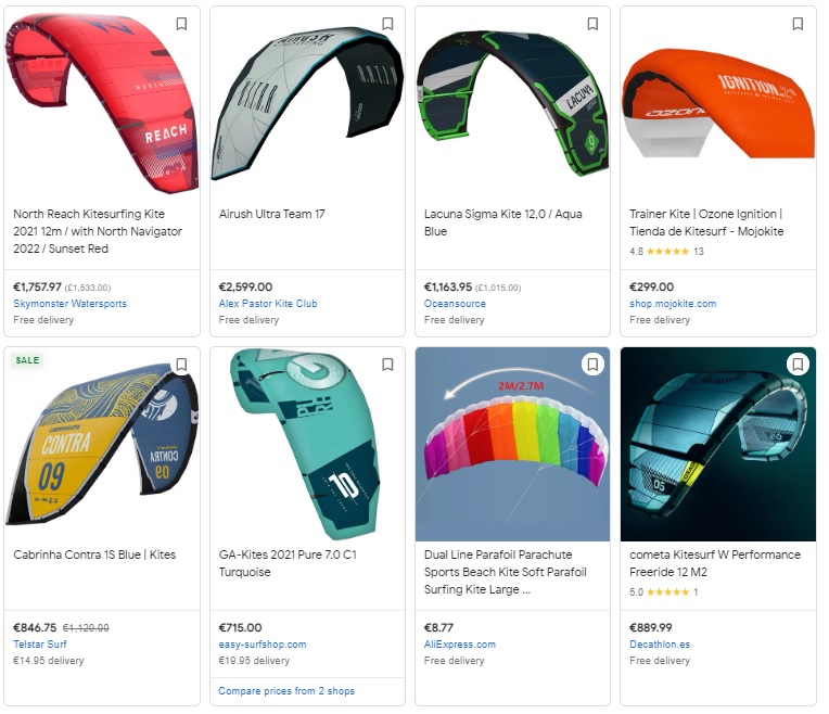 how much it cost to buy kitesurfing equipment